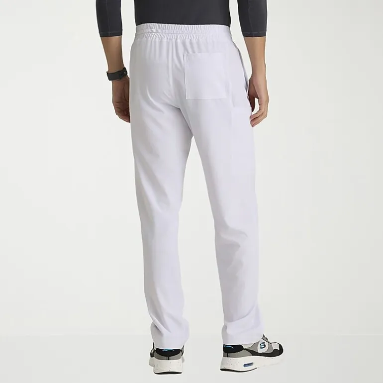 Skechers Skp718 Compass 5-Pocket Elastic Waistband Straight Leg Mens Big and Tall Stretch Fabric Moisture Wicking Scrub Pant