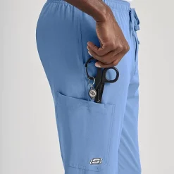 Skechers Skp572 Structure 3-Pocket Jogger Mens Big and Tall Tag Free Stretch Fabric Moisture Wicking Scrub Pant