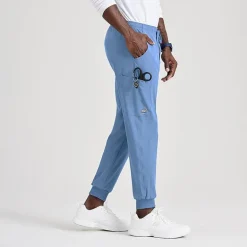 Skechers Skp572 Structure 3-Pocket Jogger Mens Big and Tall Tag Free Stretch Fabric Moisture Wicking Scrub Pant