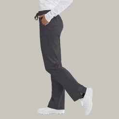 Skechers Sk201 Reliance 3-Pocket Mid-Rise Straight Leg Womens Petite Tag Free Stretch Fabric Moisture Wicking Scrub Pant