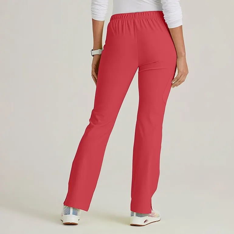 Skechers Sk201 Reliance 3-Pocket Mid-Rise Straight Leg Womens Petite Tag Free Stretch Fabric Moisture Wicking Scrub Pant