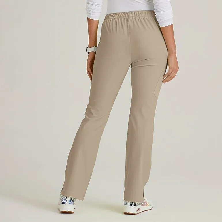 Skechers Sk201 Reliance 3-Pocket Mid-Rise Straight Leg Womens Petite Tag Free Stretch Fabric Moisture Wicking Scrub Pant