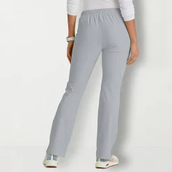 Skechers Sk201 Reliance 3-Pocket Mid-Rise Straight Leg Womens Petite Tag Free Stretch Fabric Moisture Wicking Scrub Pant