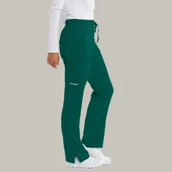 Skechers Sk201 Reliance 3-Pocket Mid-Rise Straight Leg Womens Petite Tag Free Stretch Fabric Moisture Wicking Scrub Pant