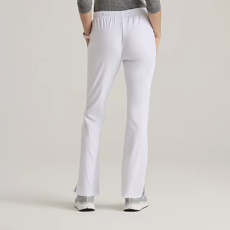 Skechers Sk201 Reliance 3-Pocket Mid-Rise Straight Leg Womens Petite Tag Free Stretch Fabric Moisture Wicking Scrub Pant