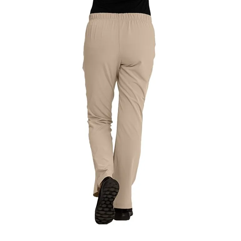Skechers Sk201 Reliance 3-Pocket Mid-Rise Straight Leg Womens Petite Tag Free Stretch Fabric Moisture Wicking Scrub Pant