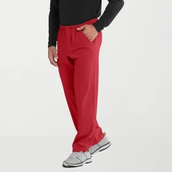 Skechers Sk0215 Structure 4-Pocket Zip-Fly Mens Big and Tall Tag Free Stretch Fabric Moisture Wicking Scrub Pant