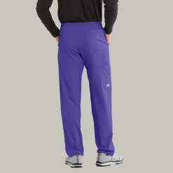 Skechers Sk0215 Structure 4-Pocket Zip-Fly Mens Big and Tall Tag Free Stretch Fabric Moisture Wicking Scrub Pant