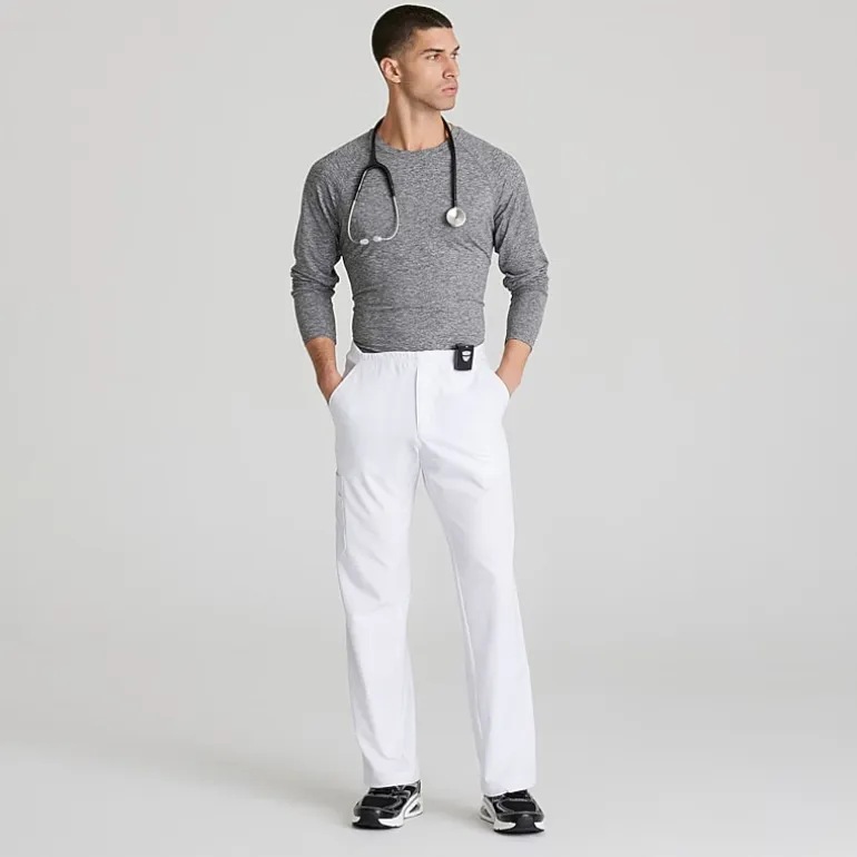 Skechers Sk0215 Structure 4-Pocket Zip-Fly Mens Big and Tall Tag Free Stretch Fabric Moisture Wicking Scrub Pant