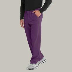 Skechers Sk0215 Structure 4-Pocket Zip-Fly Mens Big and Tall Tag Free Stretch Fabric Moisture Wicking Scrub Pant