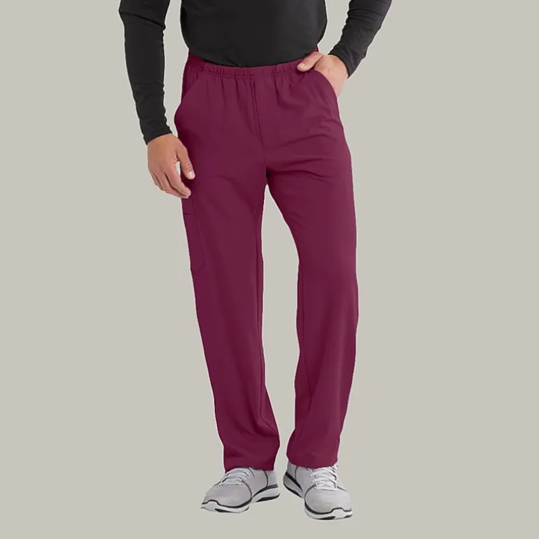 Skechers Sk0215 Structure 4-Pocket Zip-Fly Mens Big and Tall Tag Free Stretch Fabric Moisture Wicking Scrub Pant