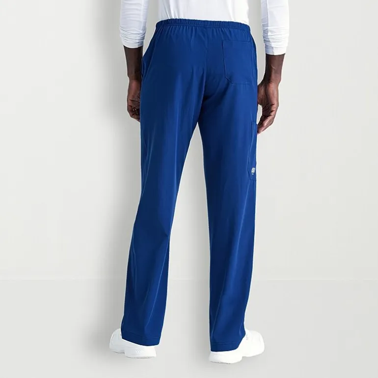 Skechers Sk0215 Structure 4-Pocket Zip-Fly Mens Big and Tall Tag Free Stretch Fabric Moisture Wicking Scrub Pant
