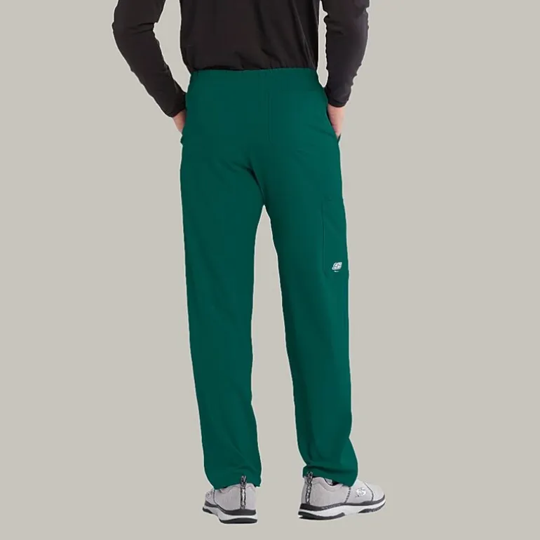 Skechers Sk0215 Structure 4-Pocket Zip-Fly Mens Big and Tall Tag Free Stretch Fabric Moisture Wicking Scrub Pant