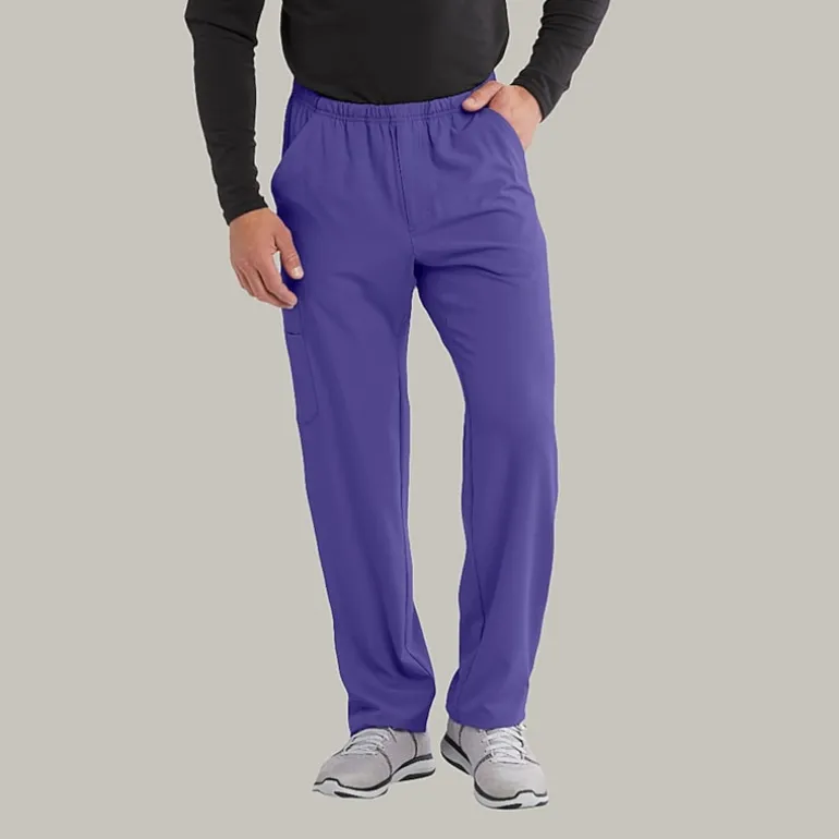 Skechers Sk0215 Structure 4-Pocket Zip-Fly Mens Big and Tall Tag Free Stretch Fabric Moisture Wicking Scrub Pant
