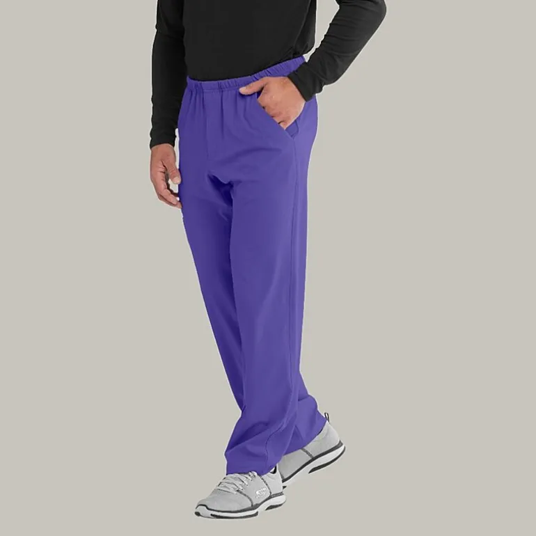 Skechers Sk0215 Structure 4-Pocket Zip-Fly Mens Big and Tall Tag Free Stretch Fabric Moisture Wicking Scrub Pant