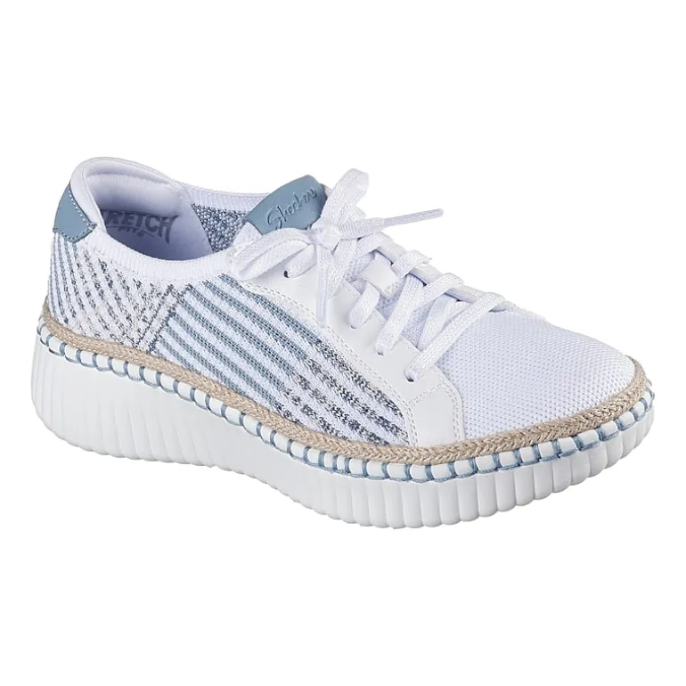 Skechers Wilshilre Blvd Breezy Stroll Womens Almond Closed Toe Slip-On Shoe