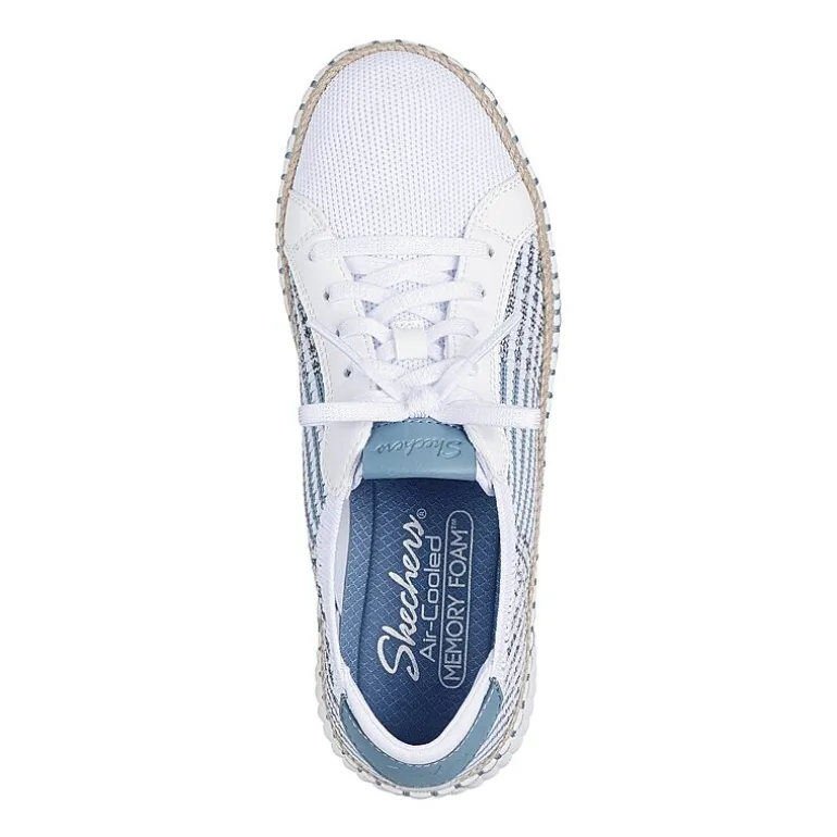 Skechers Wilshilre Blvd Breezy Stroll Womens Almond Closed Toe Slip-On Shoe