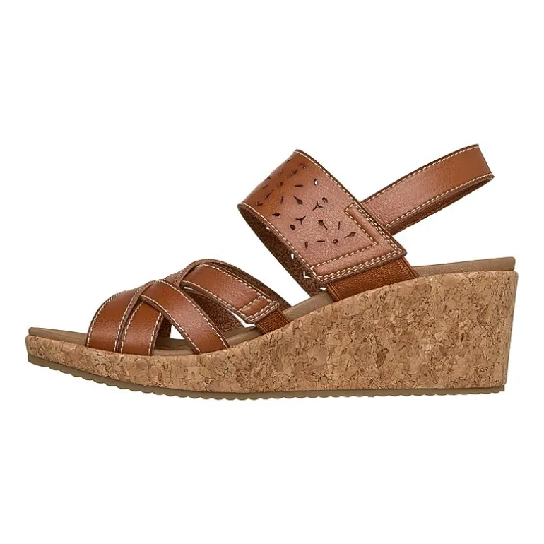 Skechers Womens Arch Fit Beverlee 2.0 Wedge Sandals