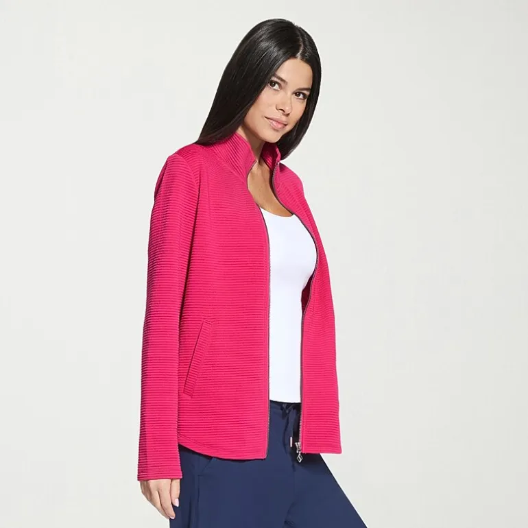 Skechers Womens Go Walk® Ottoman Scoop Hem Jacket - Cozy Fit