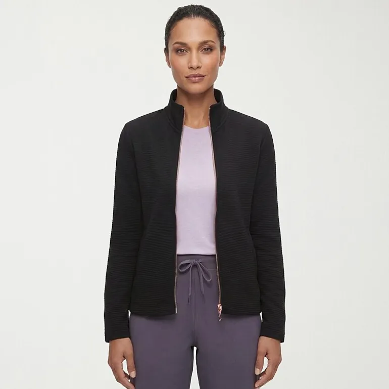Skechers Womens Go Walk® Ottoman Scoop Hem Jacket - Cozy Fit