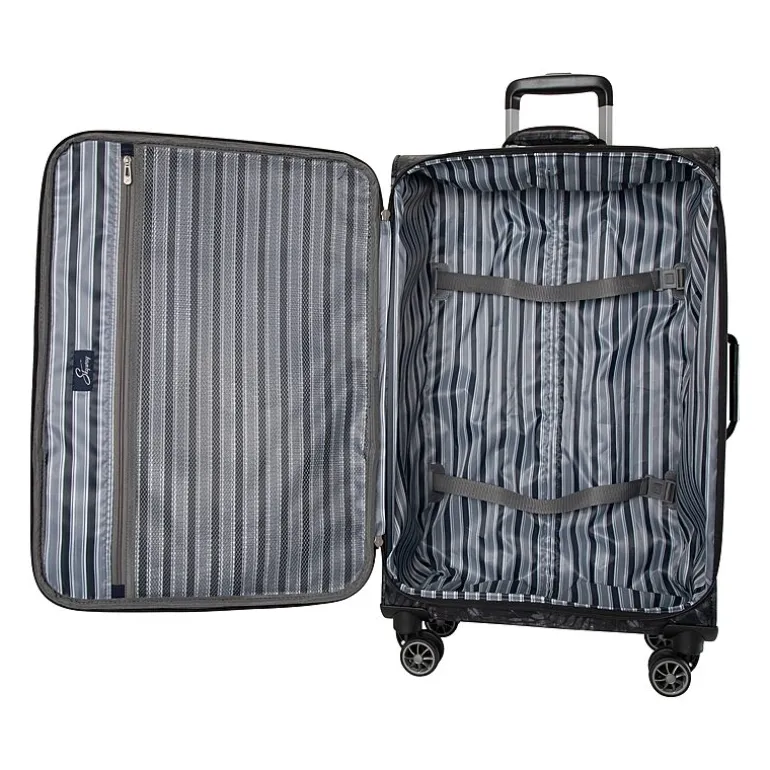 Skyway Everett 24 Inch Softside Lightweight Checked Spinner Luggage