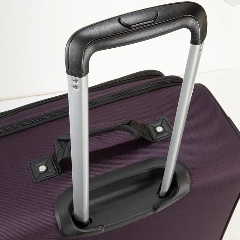 Skyway Everett 24 Inch Softside Lightweight Checked Spinner Luggage