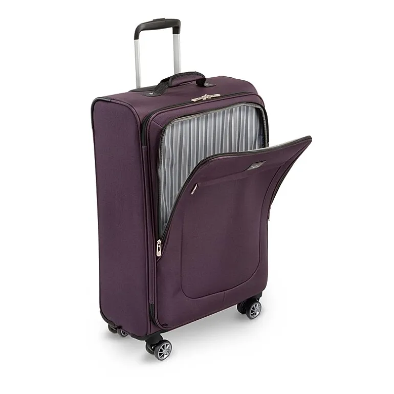 Skyway Everett 24 Inch Softside Lightweight Checked Spinner Luggage