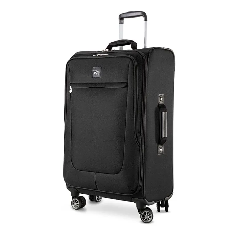 Skyway Everett 24 Inch Softside Lightweight Checked Spinner Luggage