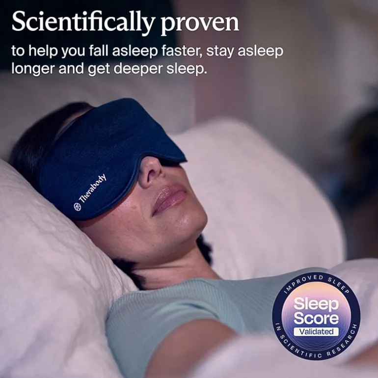 SleepMask Blackout Eye Mask with Vibration Therapy