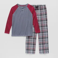 Sleep On It Little & Big Kid Boys Flannel Long Sleeve 2-pc. Pajama Set