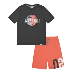 Sleep On It Little & Big Kid Boys Crew Neck Short Sleeve 2-pc. Pajama Set
