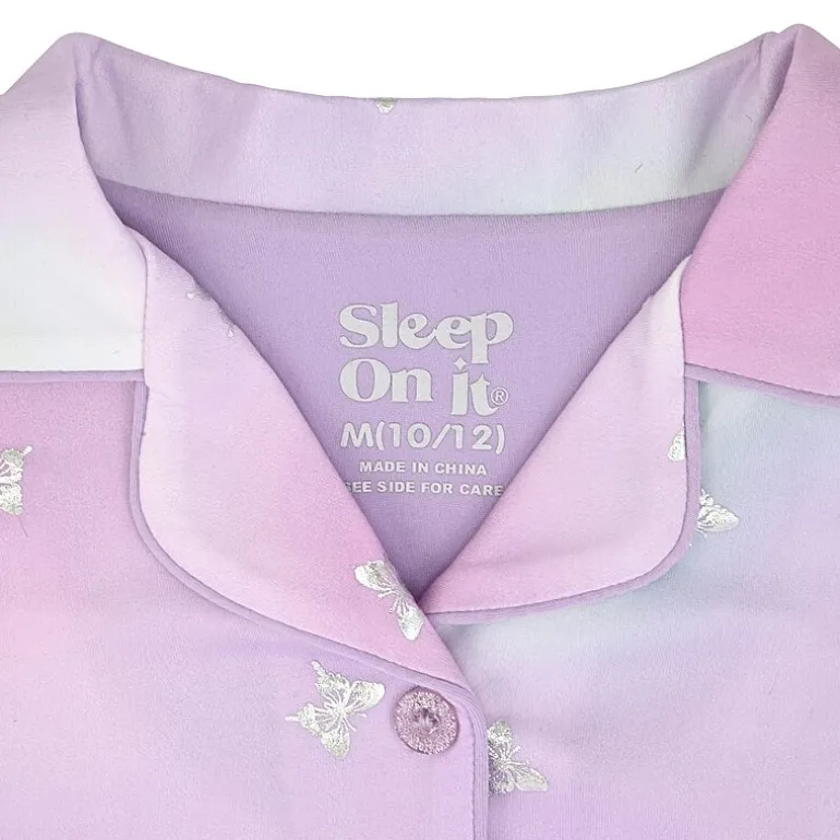 Sleep On It Little & Big Kid Girls Long Sleeve 3-pc. Pajama Set