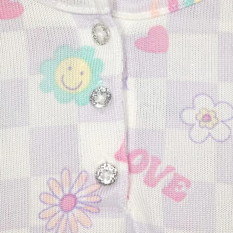 Sleep On It Little & Big Kid Girls Crew Neck Long Sleeve 3-pc. Pajama Set