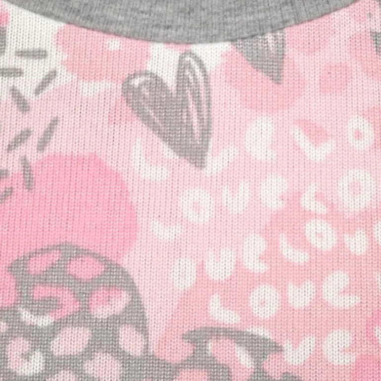 Sleep On It Little & Big Kid Girls Crew Neck Long Sleeve 3-pc. Pajama Set