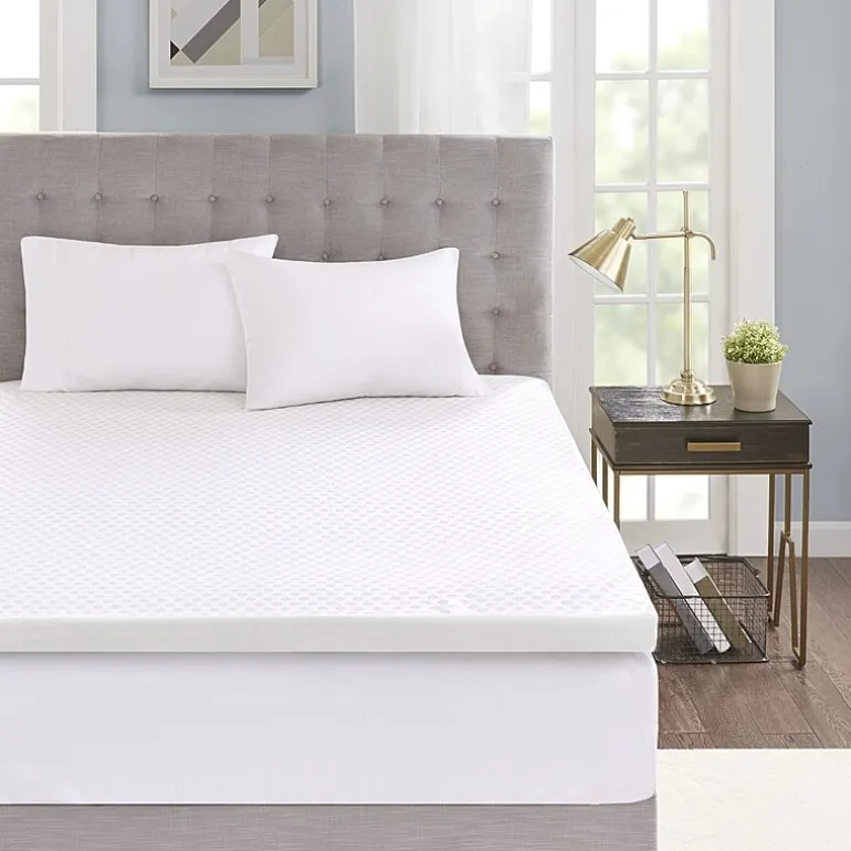 Sleep Philosophy Hypoallergenic 3" Cooling Gel Memory Foam Mattress Topper with Removable Cooling Cover