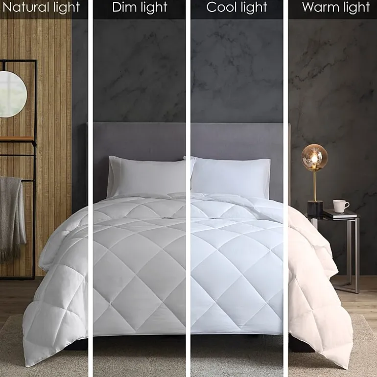 Sleep Philosophy Maximum Warmth 300 TC Cotton Sateen Comforter Down Alt 3M Thinsulate