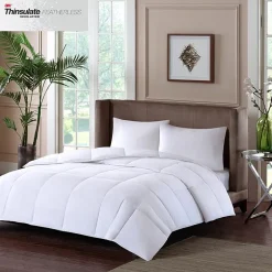 Sleep Philosophy Year Round Warmth 300 Thread Count Cotton Sateen Down Alternative 3M Thinsulate Comforter
