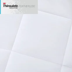 Sleep Philosophy Year Round Warmth 300 Thread Count Cotton Sateen Down Alternative 3M Thinsulate Comforter