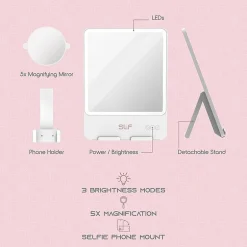 SLF Led Travel Makeup Mirror
