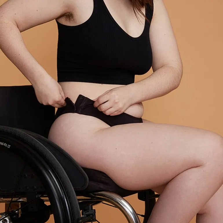 Slick Chicks Adaptive High Cut Brief Panty