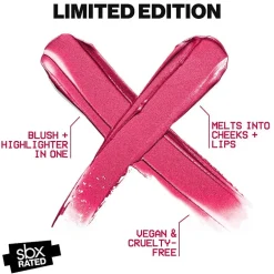 Smashbox Lit Stx Blushlighter- Dewy Blush Highlighter Stick