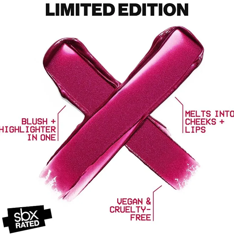Smashbox Lit Stx Blushlighter- Dewy Blush Highlighter Stick