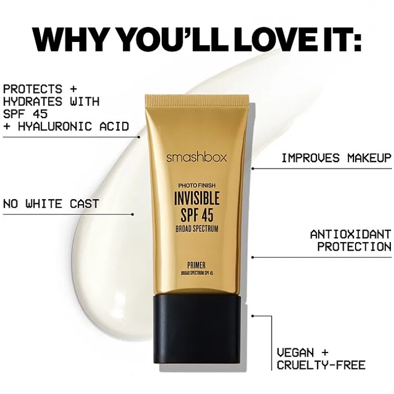 Smashbox Photo Finish Invisible SPF 45 Sun Protection Primer – 30 ml