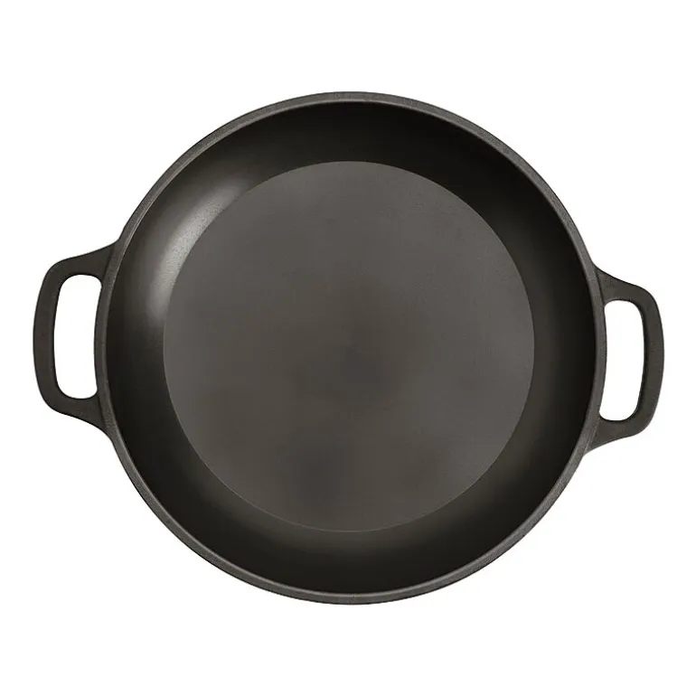 Smith & Clark Pre-Seasoned Cast Iron 13" Sauteuse