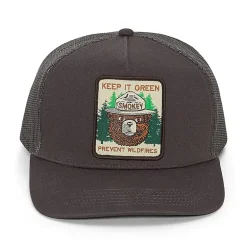 Smokey The Bear Keep It Green Mens Trucker Hat