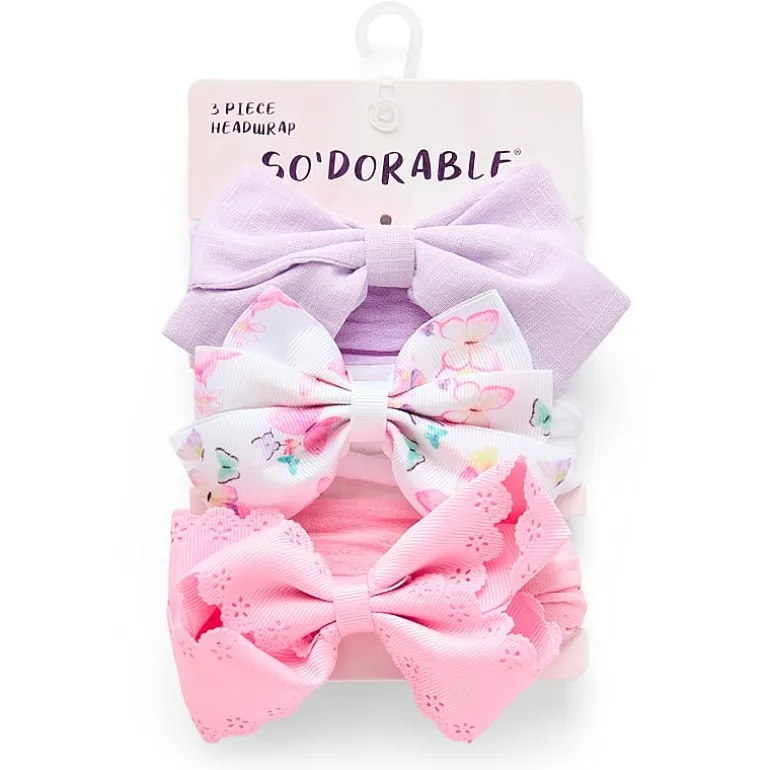 So Adorable Baby Girls 3-pc. Headband