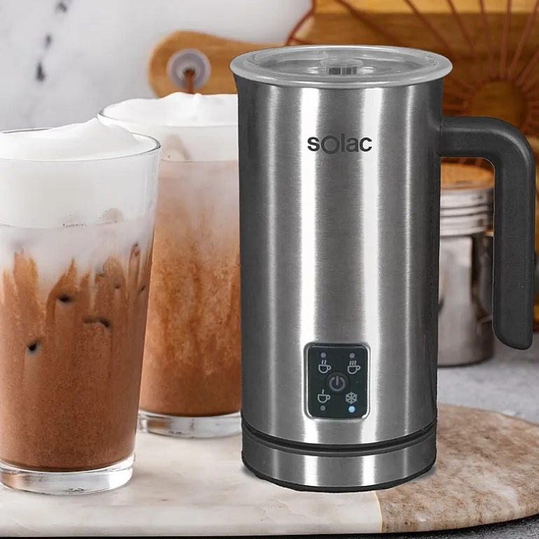 SOLAC PRO FOAM™ Stainless-Steel Milk Frother & Hot Chocolate Mixer