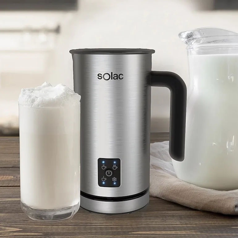 SOLAC PRO FOAM™ Stainless-Steel Milk Frother & Hot Chocolate Mixer