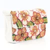 SOL and MER Beaded Floral Baguette Shoulder Bag