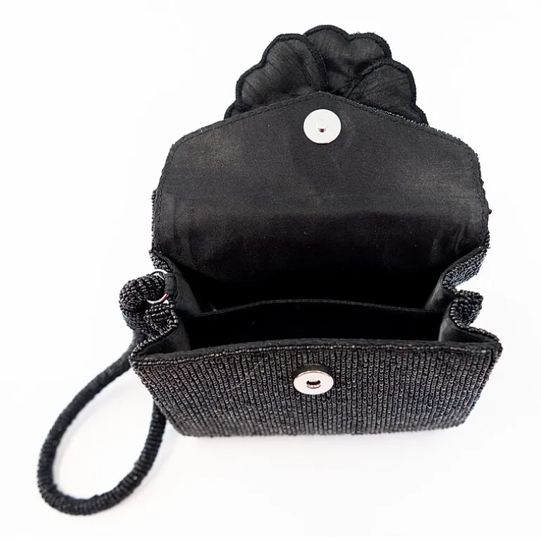 SOL and MER Beaded Floral Womens Wallet